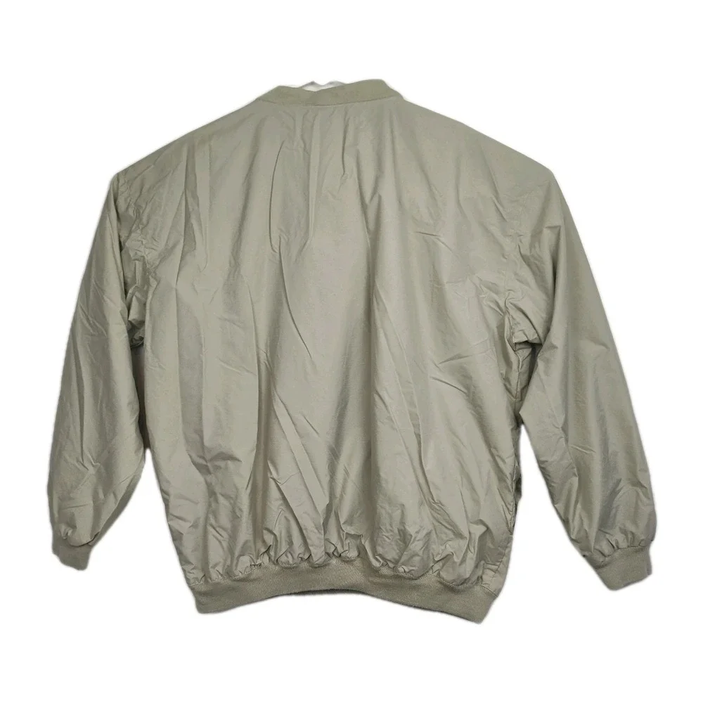 VTG Holloway Planet Mars M&M Jacket Men's XL Tan Embroid. Golfing M&M